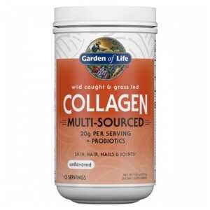 Garden of Life Wild Caught & Grass Fed Collagen Multi-Sourced – Kolagen bez příchutě 270 g