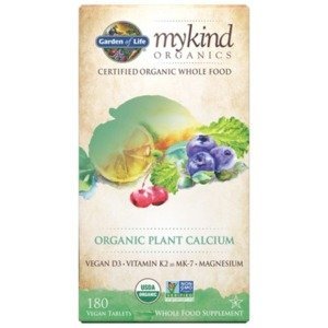 Garden of Life Mykind Organics Rostlinný vápník BIO 180 tablet