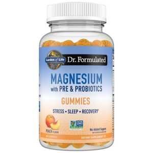 Garden of Life Dr. Formulated Magnesium s prebiotiky a probiotiky – Broskev medvídci 60 ks