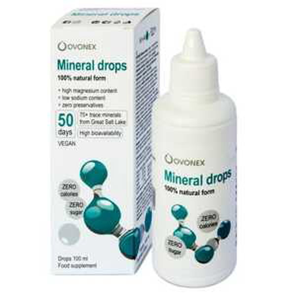 Ovonex Mineral drops – Alkalická minerální směs 100 ml