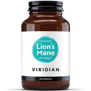 Viridian Lions Mane Extract - Lví hříva BIO 30 kapslí
