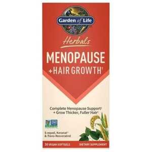 Garden of Life Herbals Menopause Plus Hair Growth 30 softgel kapslí