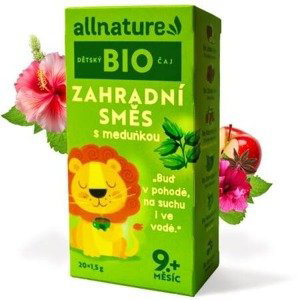 Allnature Dětský čaj Zahradní směs s meduňkou BIO 20x1,5 g
