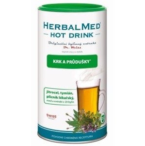 HerbalMed HotDrink Dr.Weiss Krk a průdušky 180g + vitamin C