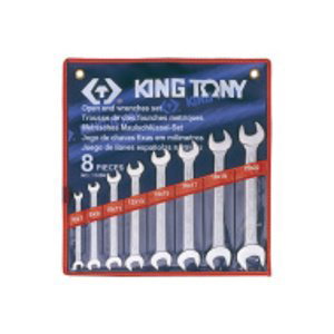 Sada oboustranných klíčů King Tony 8 ks 1108MR