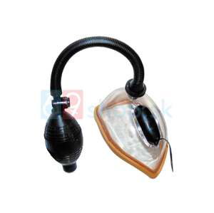 Jednoduše umístíte tento anatomicky tvarovaný zvon na nahotu a pomocí pumpy vytvořte vakuum.