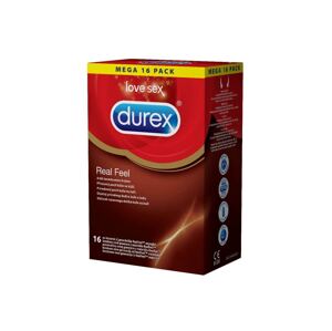 nelatexové kondomy DUREX REAL FEEL pro přirozený požitek - 16 ks