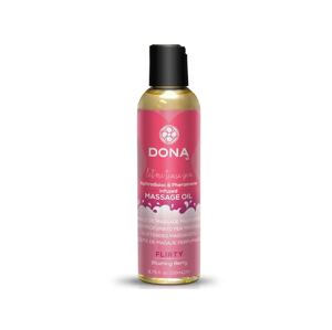 DONA Scented Blushing Berry - voňavý masážny olej (110ml)