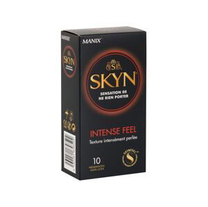 Manix SKYN Intense - perličkové kondómy bez latexu (10ks)