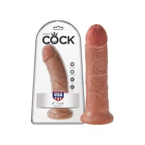 King Cock 8 dildo (20 cm) - prírodná farba