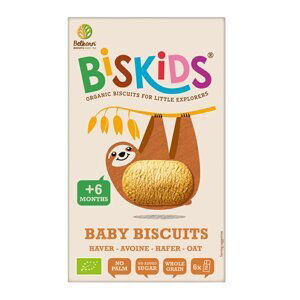 Belkorn Biskids BIO dětské celozrnné ovesné sušenky 120g