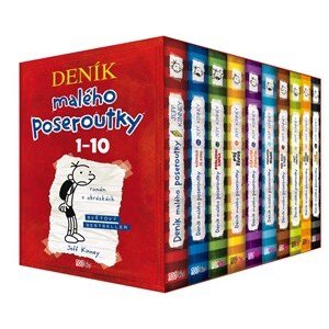 Deník malého poseroutky BOX 1-10 | Jeff Kinney, Veronika Volhejnová