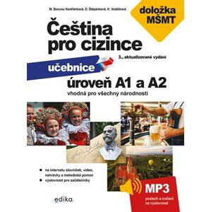 Čeština pro cizince A1 a A2 | Marie Boccou Kestřánková, Anna Černá, Dagmar Štěpánková, Kateřina Vodičková, Jitka Veroňková