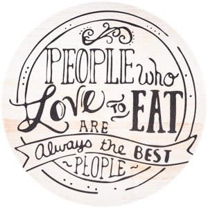 Dakls Prostírání Iva People who love eat, 38 cm