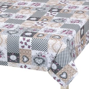 Bellatex Ubrus DITA Patchwork love, 120 x 200 cm