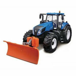 Maisto Tech RC, New Holland tractor s radlicí, 2,4 Ghz, modrá