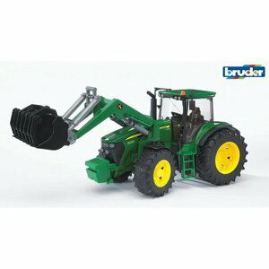 Bruder Traktor John Deere 7930 s předním nakladačem, 44 x 17,5 x 20,5 cm