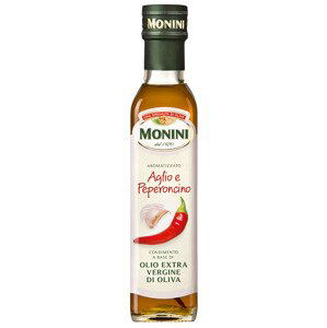 Monini Extra panenský olivový olej s příchutí Česnek a Chilli 250 ml