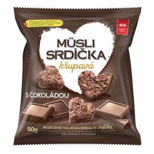 SEMIX Müsli srdíčka s čokoládou 50g