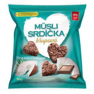 SEMIX Müsli srdíčka s čokoládou a kokosem 50g