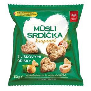 SEMIX Müsli srdíčka křupavá s lískovými oříšky 50g