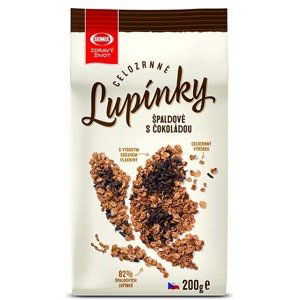 SEMIX Celozrnné lupínky špaldové s čokoládou 200g