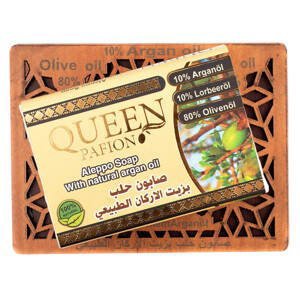 Queen Pafion Tradiční Aleppské mýdlo s arganovým olejem 150 g