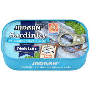 Nekton Sardinky ve vlastní šťávě a vodě 125 g