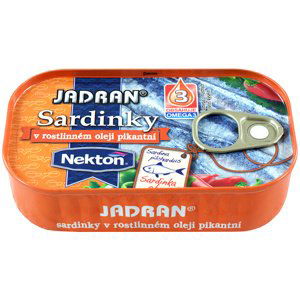 Nekton Sardinky v rostlinném oleji pikantní 125 g