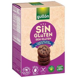 Gullón Gluten free Cookies sušenky bez lepku s kousky čokolády 200 g