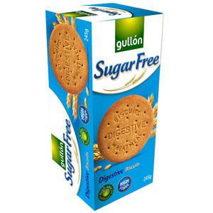 Gullón Digestive Celozrnné sušenky bez cukru, se sladidly 245 g