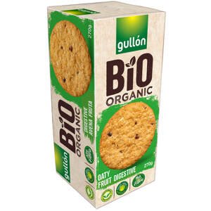 Gullón BIO sušenky s ovsem a ovocem 270 g