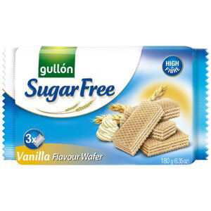 Gullón Vanilla oplatky plněné krémem s vanilkovou příchutí bez cukru Množství: 180 g