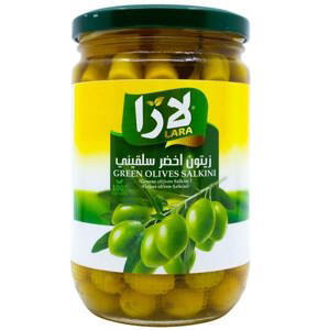 Lara Zelené olivy Salkini s peckou 400 g