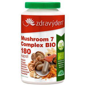 Zdravý den Mushroom 7 Complex BIO 180 kapslí