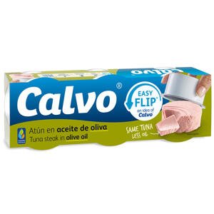 Calvo Tuňák v olivovém oleji 3 x 65 g