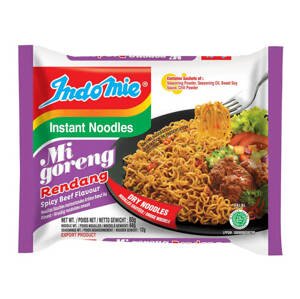 Indomie Instantní nudle pikantní hovězí příchuť 80 g