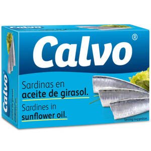 Calvo Sardinky ve slunečnicovém oleji 120 g