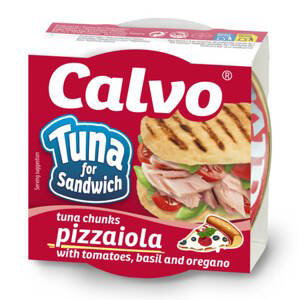 Calvo Sandwich pizzaiola tuňák s rajčaty bazalkou a oreganem 142 g
