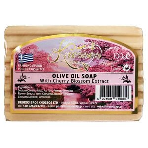 Knossos Přírodní olivové mýdlo s extraktem třešňového květu 100 g