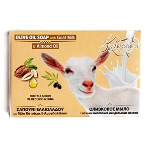 Knossos Přírodní olivové mýdlo s kozím mlékem a mandlovým olejem 100 g