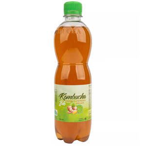 Stevikom Kombucha zázvor s limetkou BIO 500 ml