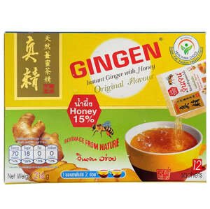 GINGEN Instantní zázvorový nápoj s medem 216 g (12x18g)