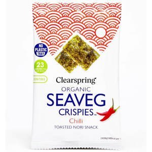 Clearspring Křupavé nori řasy s chilli BIO 4 g