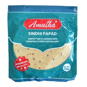 AMUTHA Indická placka Papad Sindhi Premium 200 g