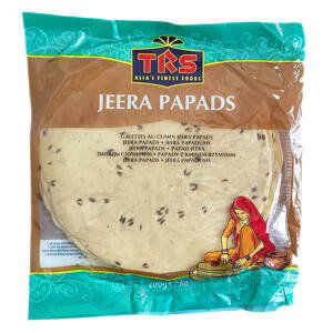 TRS Indická placka Papads Jeera 200 g