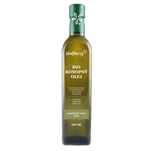 Wolfberry Konopný olej BIO Obsah: 500 ml