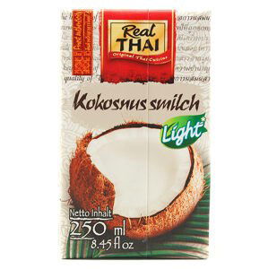Kokosové mléko Light Real Thai 250 ml