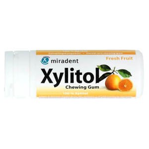 Miradent Xylitol žvýkačky ČERSTVÉ OVOCE 30 ks