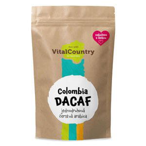 Vital Country Colombia Decaffeinated (bezkofeinová) Množství: 250g, Varianta: Zrnková